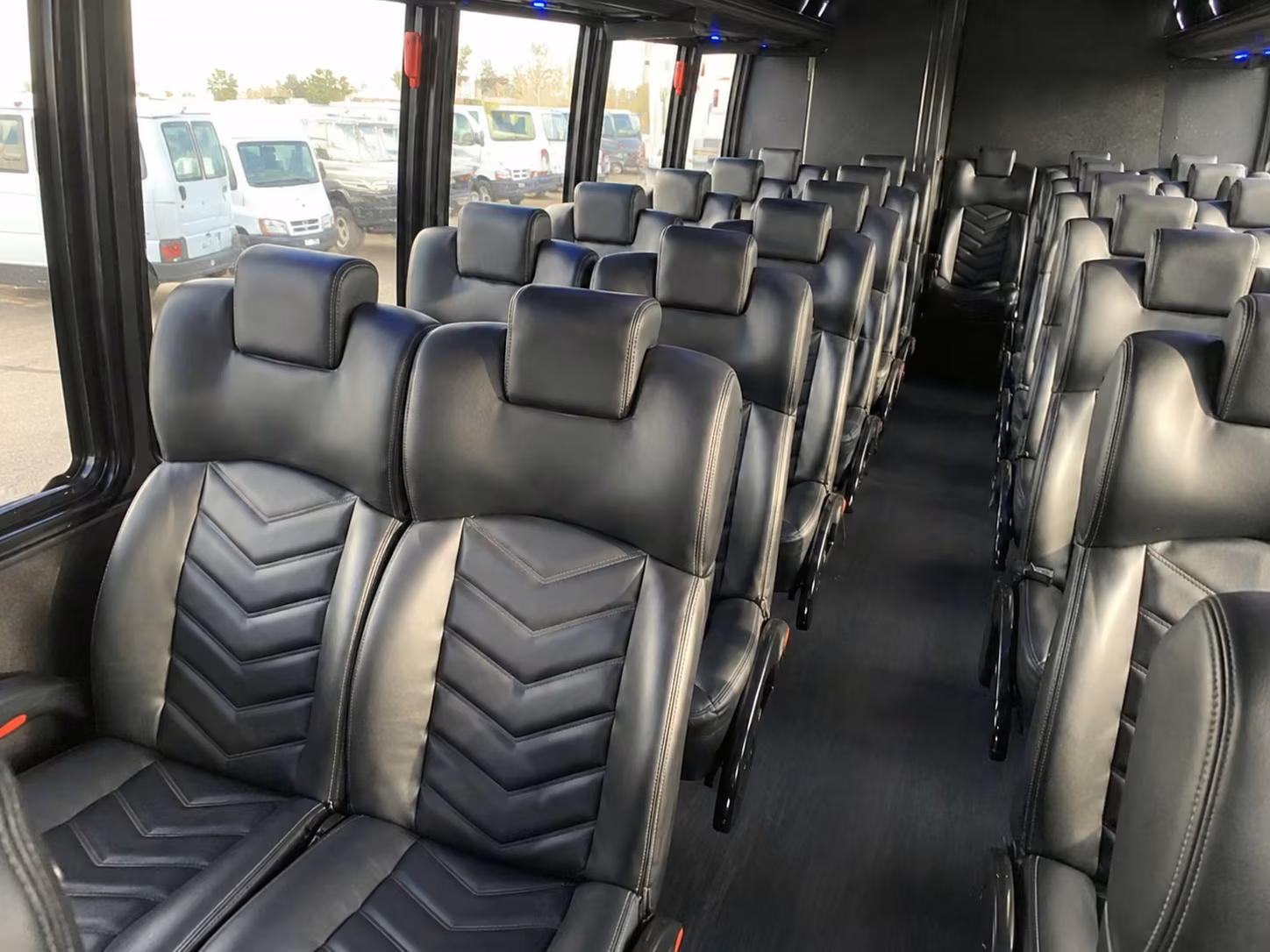 18 passenger minibus inside