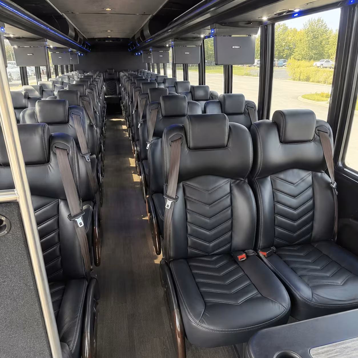 25 passenger minibus inside