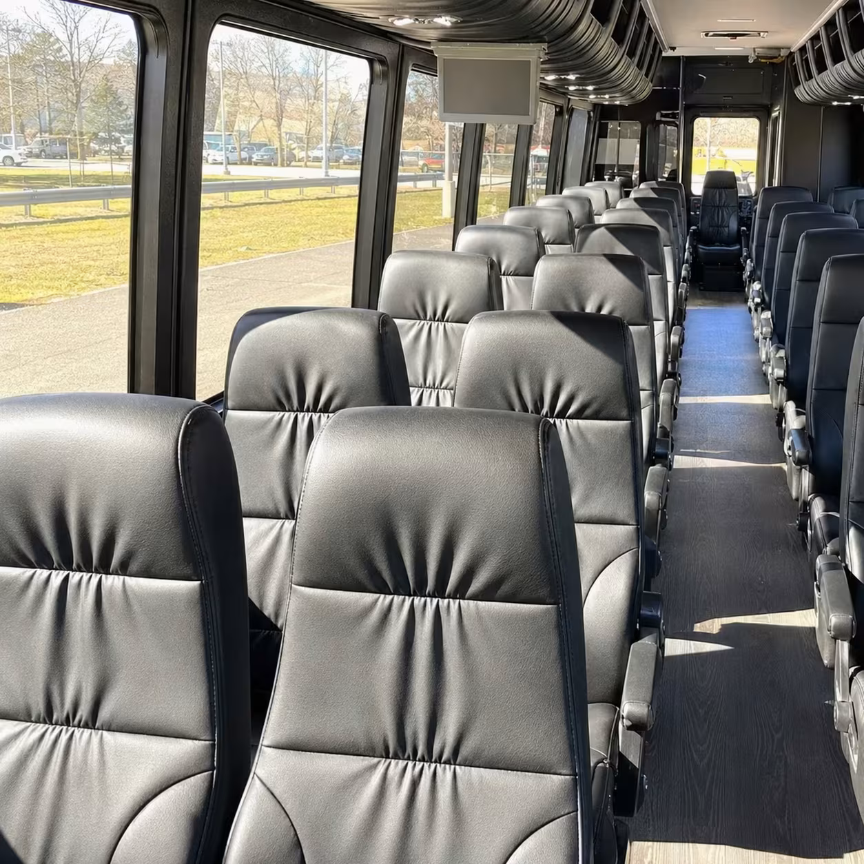 30 passenger minibus inside