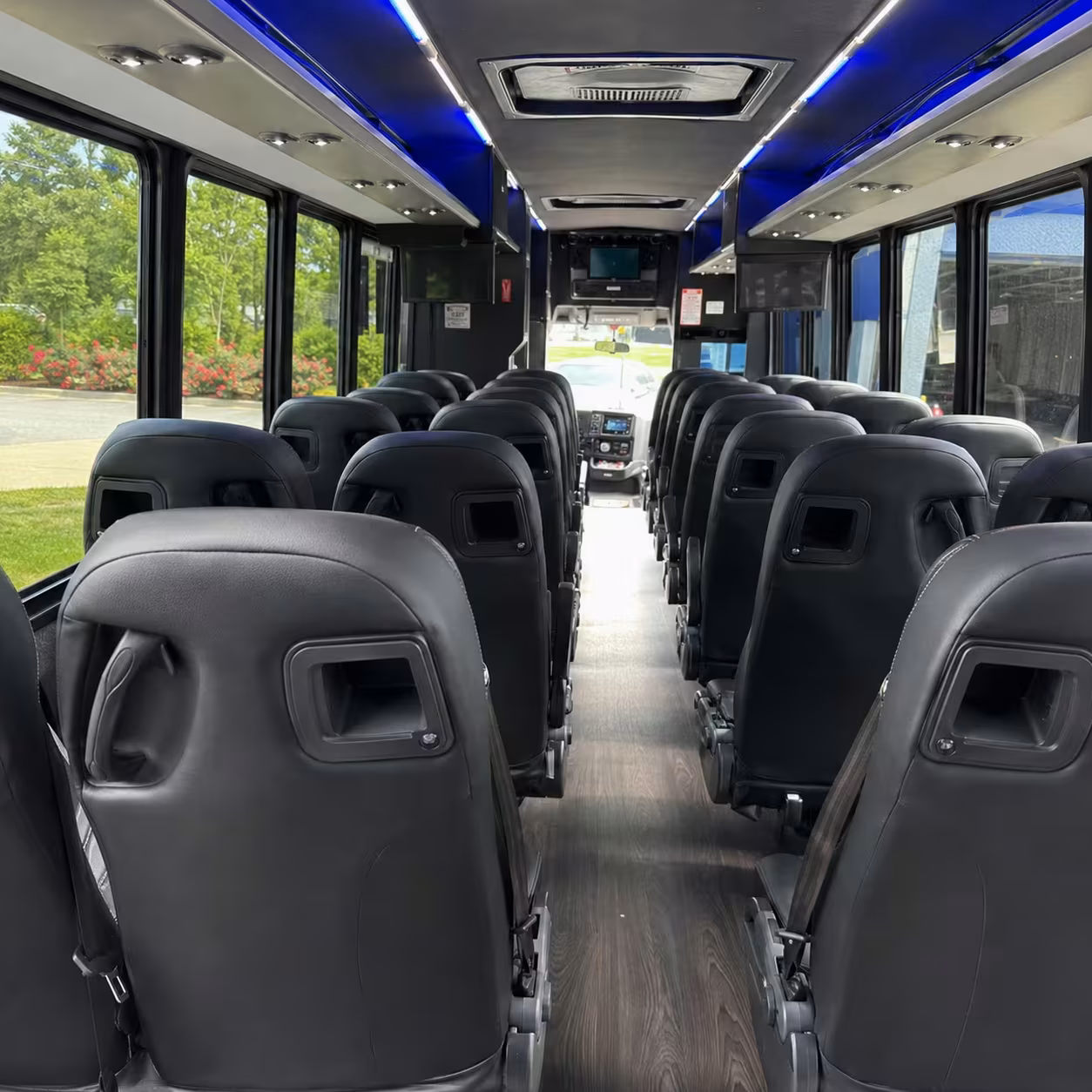35 passenger minibus inside