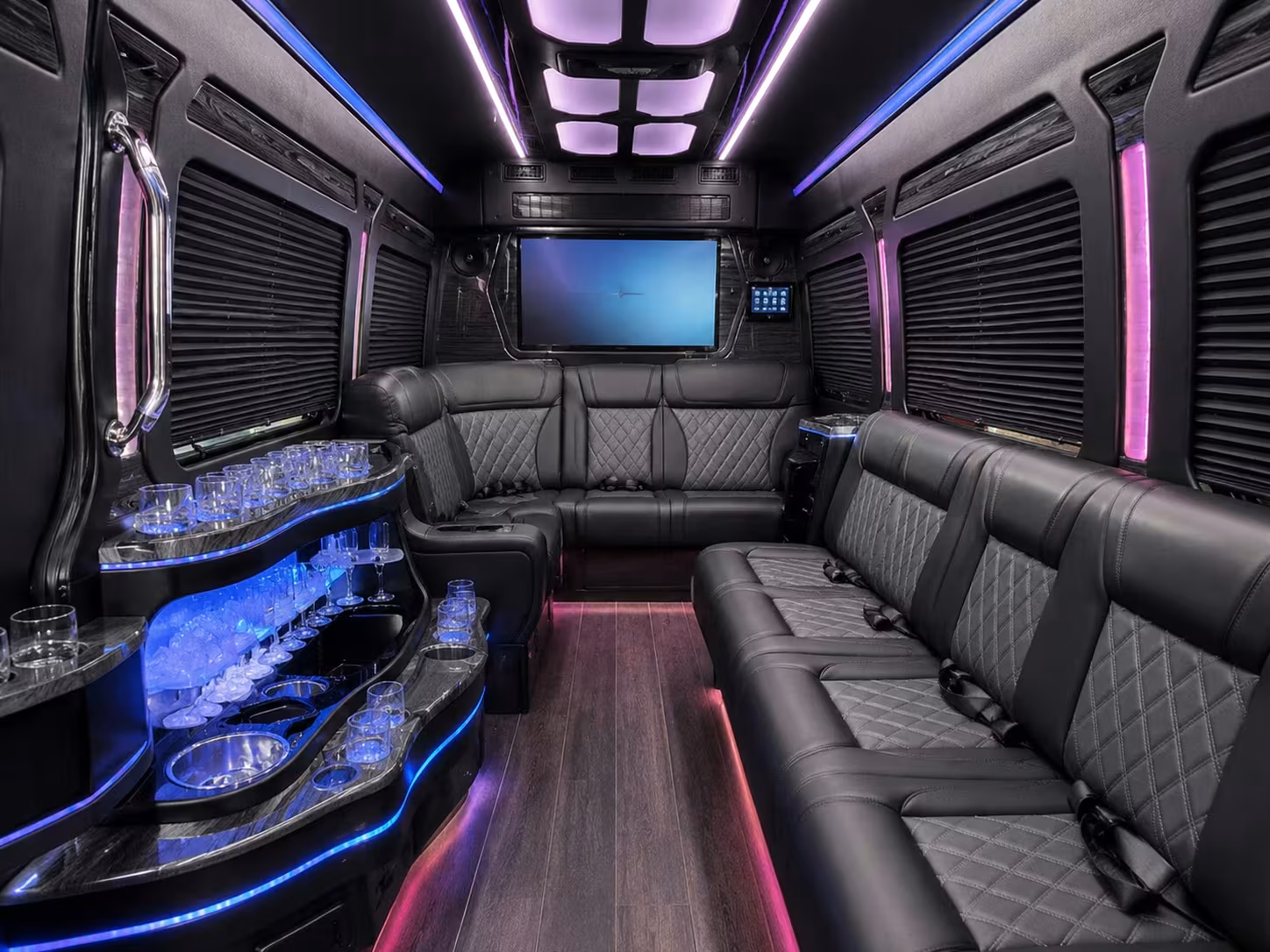 bus rental options for folsom trips