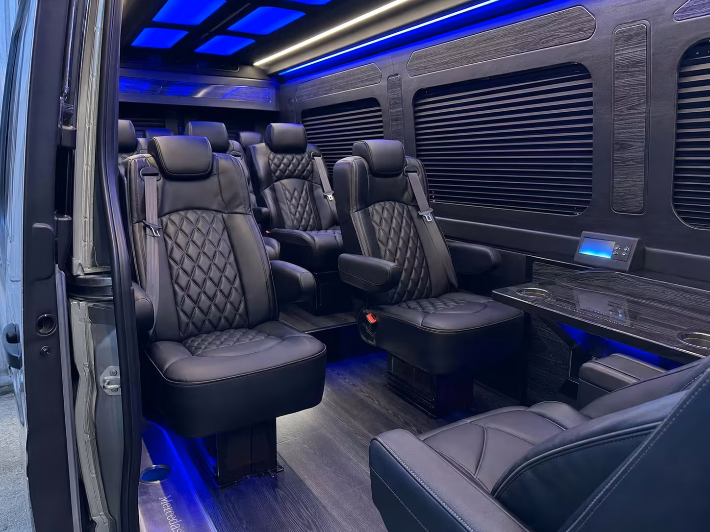 sprinter van transportation for groups and events across folsom