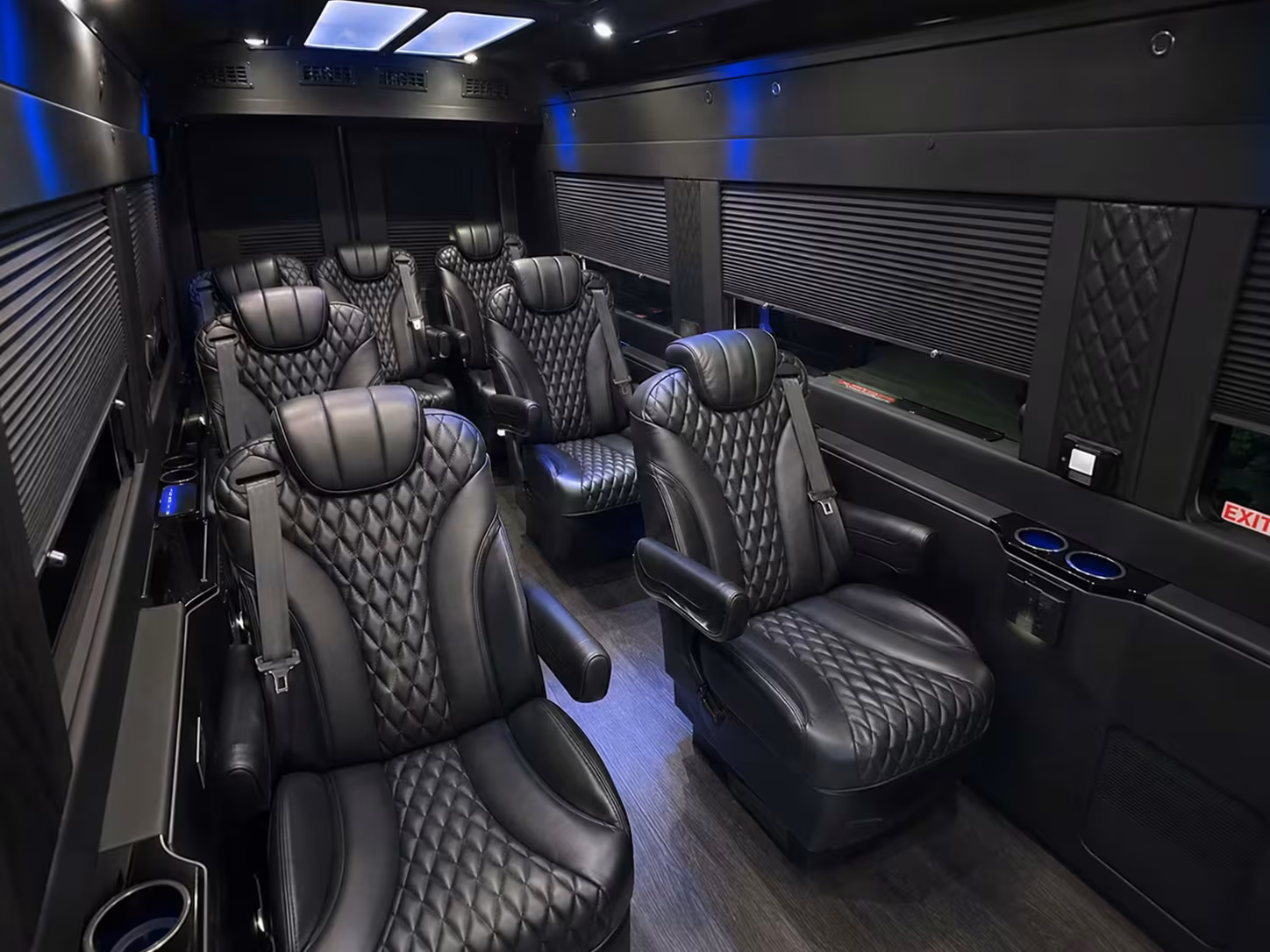 sprinter van with driver inside