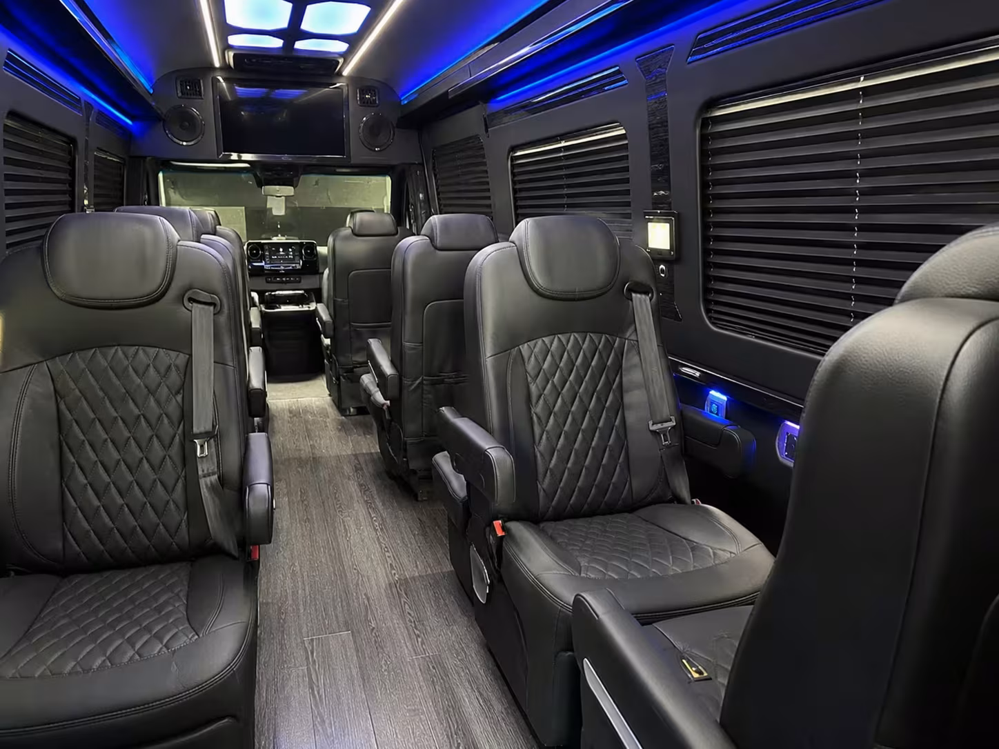 sprinter van with driver interior