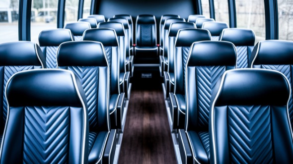 folsom 15 passenger minibus inside