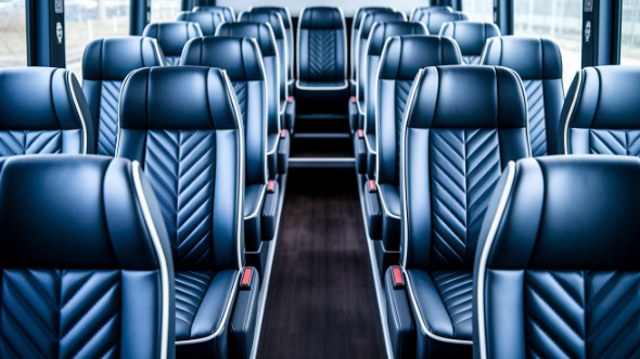 folsom 20 passenger minibus inside