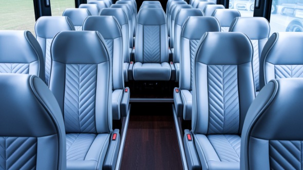 folsom 28 passenger minibus inside