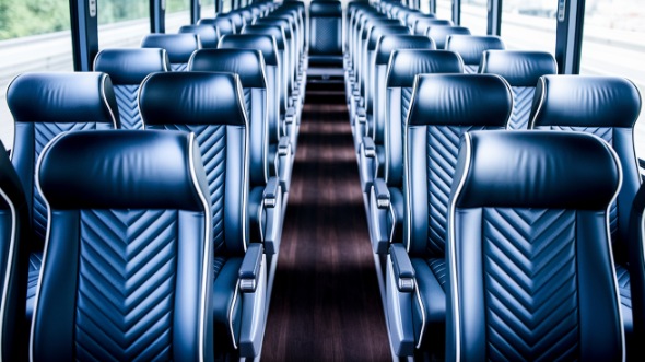folsom 50 passenger charter bus inside