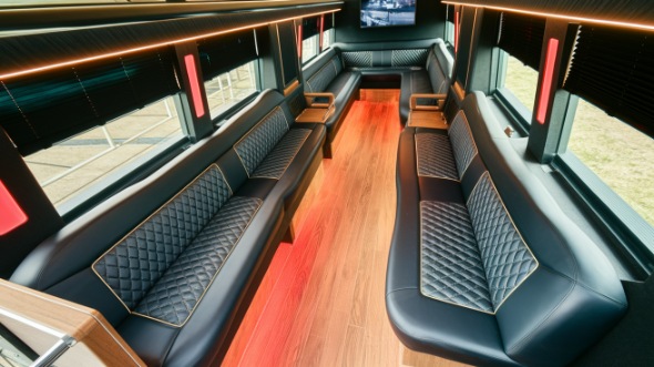 party bus rental interior folsom