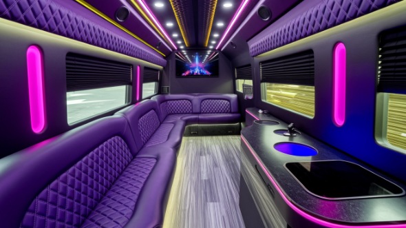 sprinter limo rental interior folsom